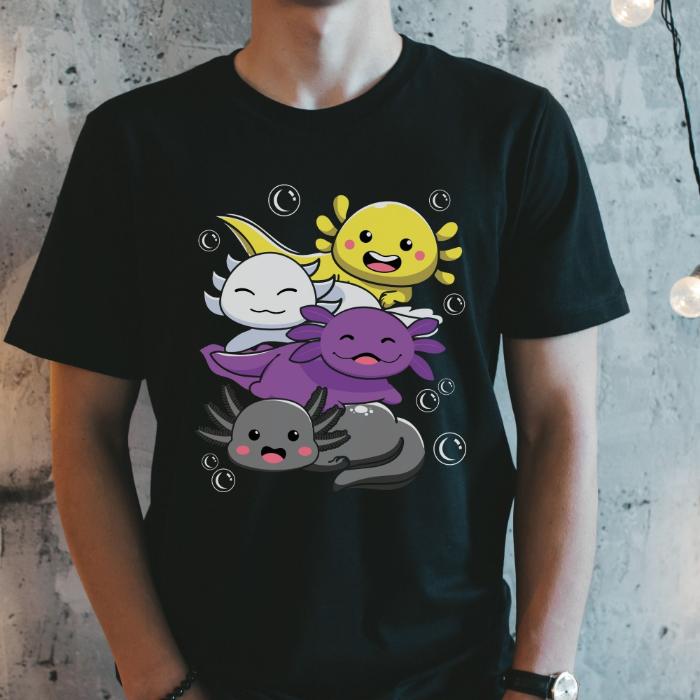 Nonbinary Axolotl Shirt