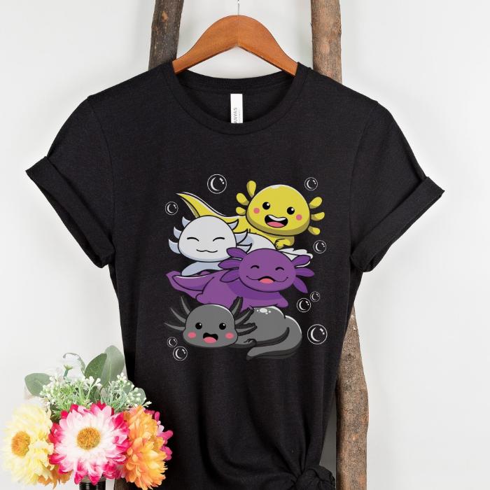 Nonbinary Axolotl Shirt