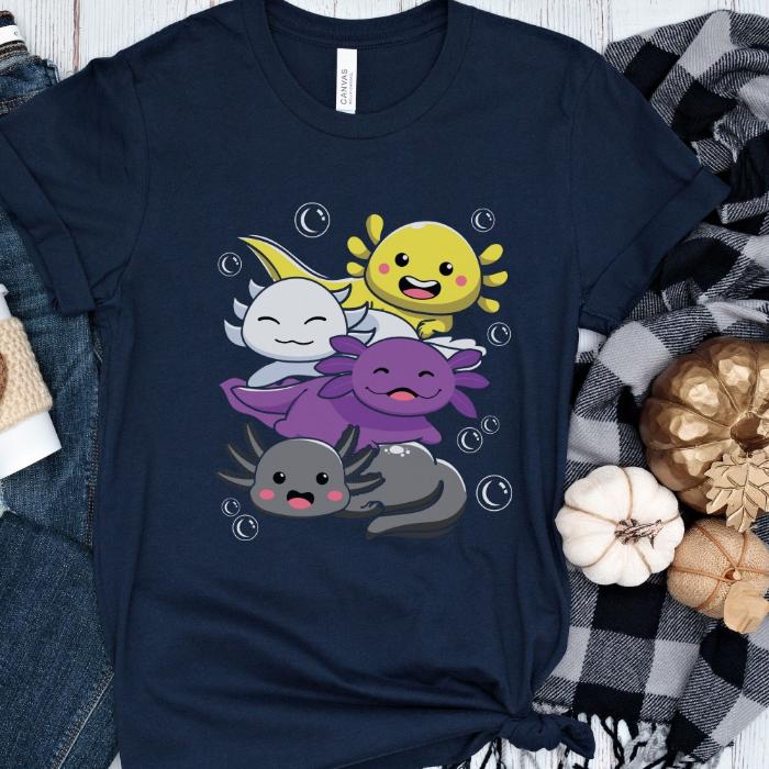 Nonbinary Axolotl Shirt