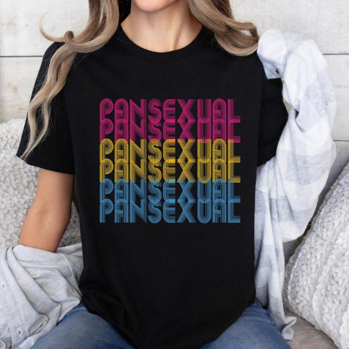 Pansexual Vintage Retro Shirt