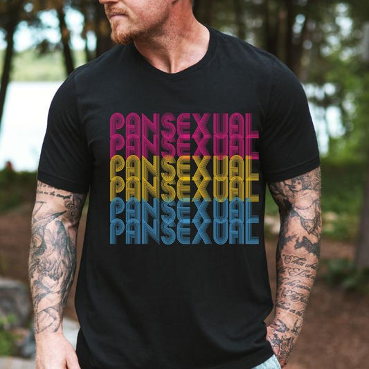 Pansexual Vintage Retro Shirt