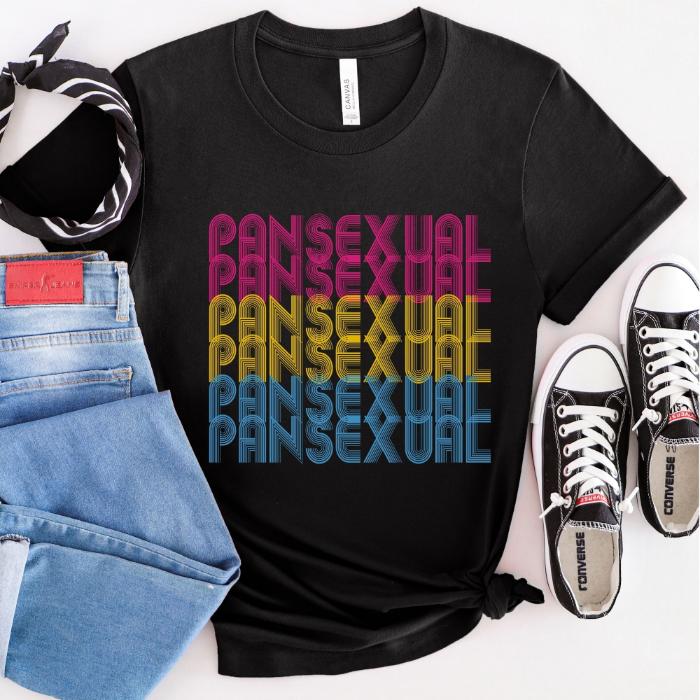 Pansexual Vintage Retro Shirt