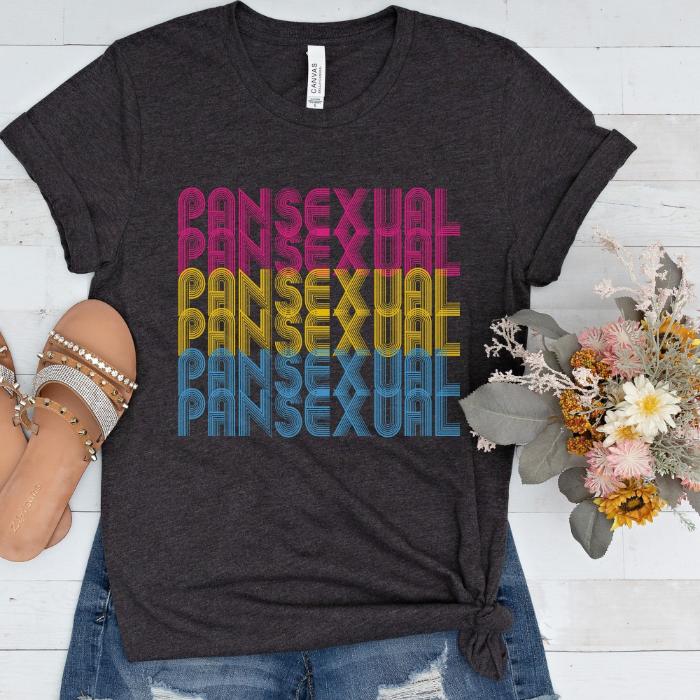 Pansexual Vintage Retro Shirt