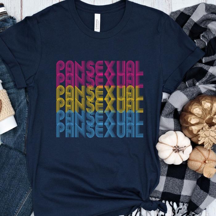 Pansexual Vintage Retro Shirt