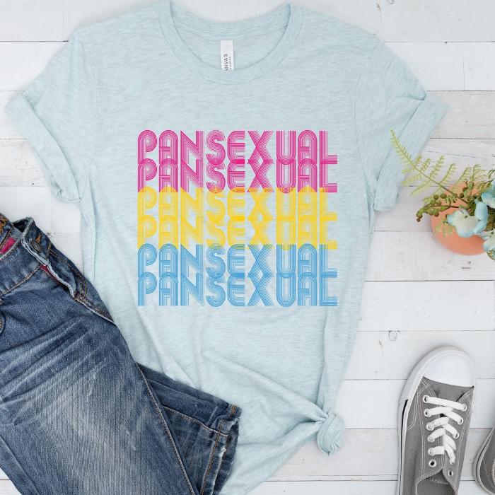 Pansexual Vintage Retro Shirt