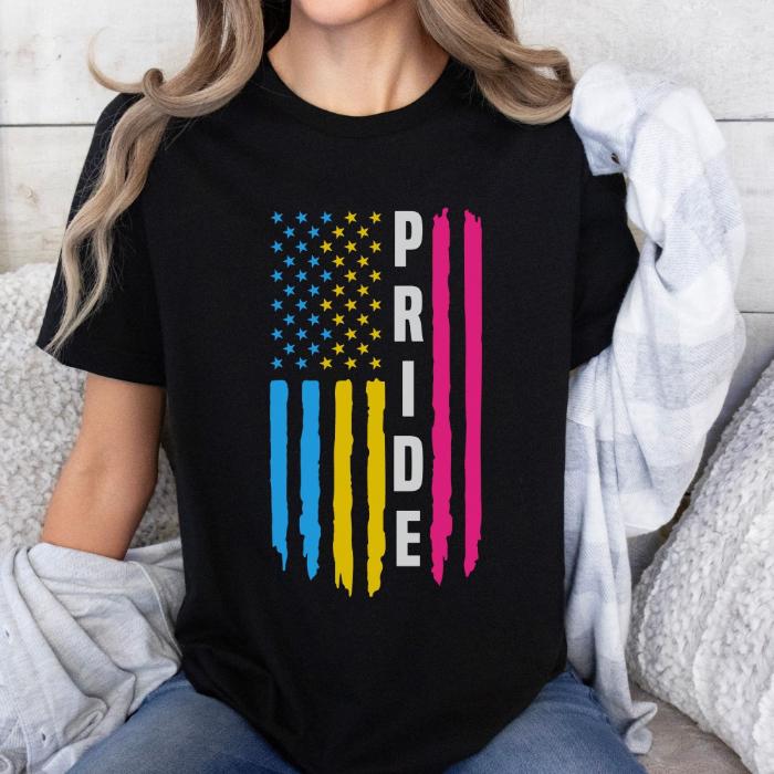 Pansexual American Flag Shirt