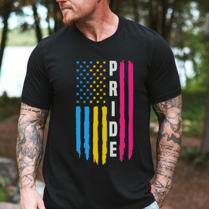 Pansexual American Flag Shirt