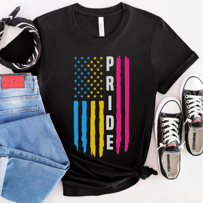 Pansexual American Flag Shirt