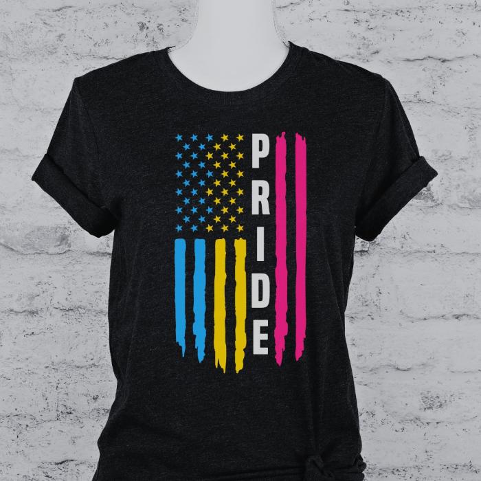 Pansexual American Flag Shirt