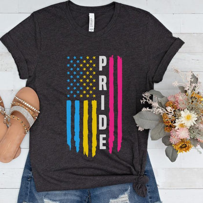 Pansexual American Flag Shirt