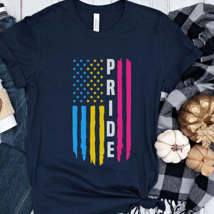 Pansexual American Flag Shirt