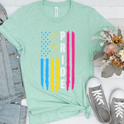 Pansexual American Flag Shirt