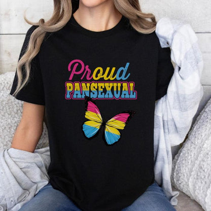 Pansexual Proud Pansexual Butterfly Shirt