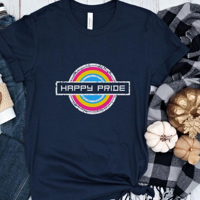 Pansexual Shirt Happy Pride Stamp