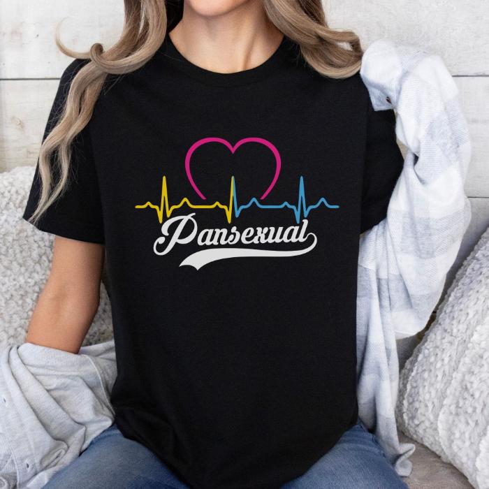 Pansexual Heartbeat Shirt