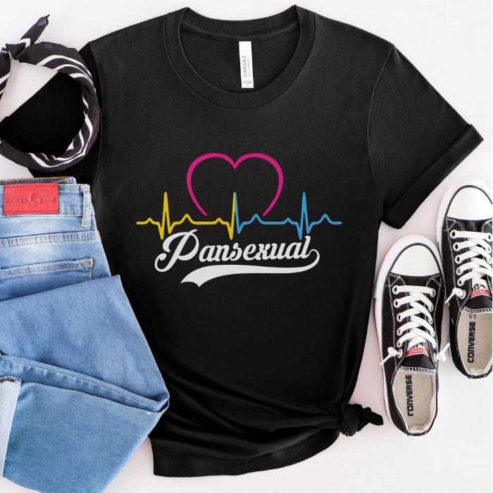 Pansexual Heartbeat Shirt