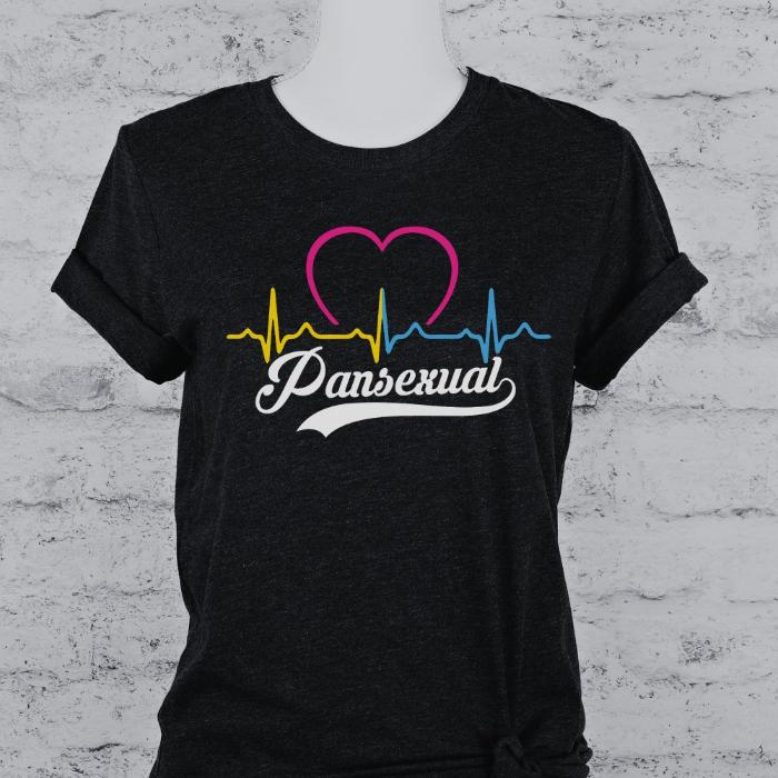 Pansexual Heartbeat Shirt