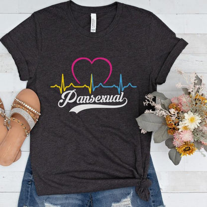 Pansexual Heartbeat Shirt