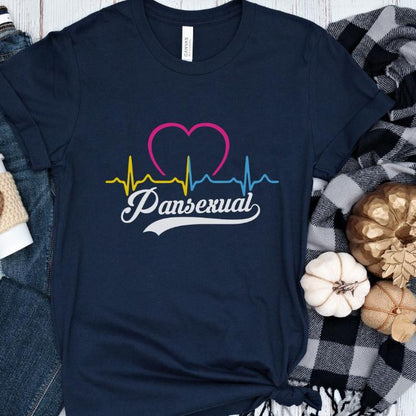 Pansexual Heartbeat Shirt