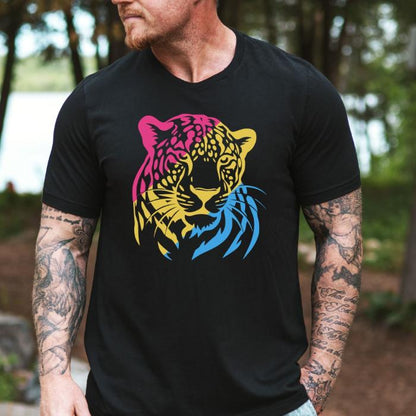 Pansexual Shirt Leopard - Wildlife Pan Pride Tee