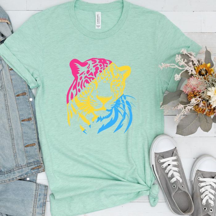 Pansexual Shirt Leopard - Wildlife Pan Pride Tee