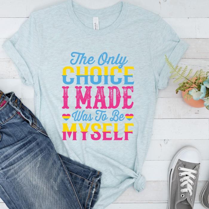 Pansexual The Only Choice I Made Shirt