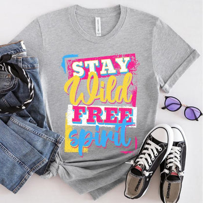 Pansexual Shirt Stay Wild Free Spirit