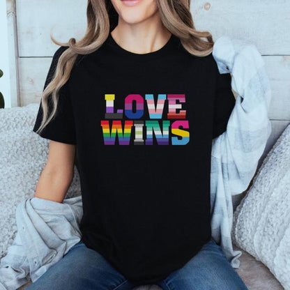 Ally Pride Shirt Love Wins All Pride Flags