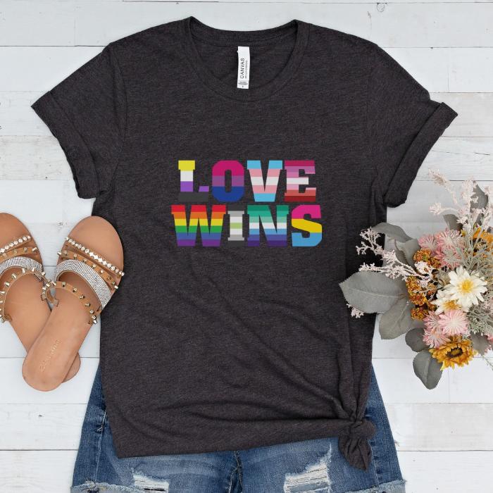 Ally Pride Shirt Love Wins All Pride Flags