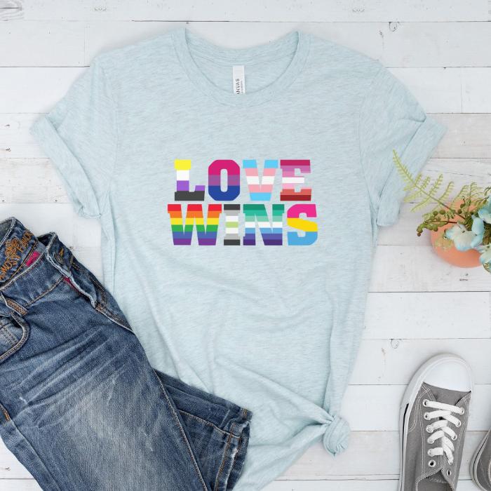 Ally Pride Shirt Love Wins All Pride Flags