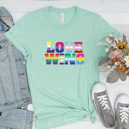 Ally Pride Shirt Love Wins All Pride Flags