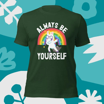 Rainbow Pride Shirt Unicorn Always Be Yourself