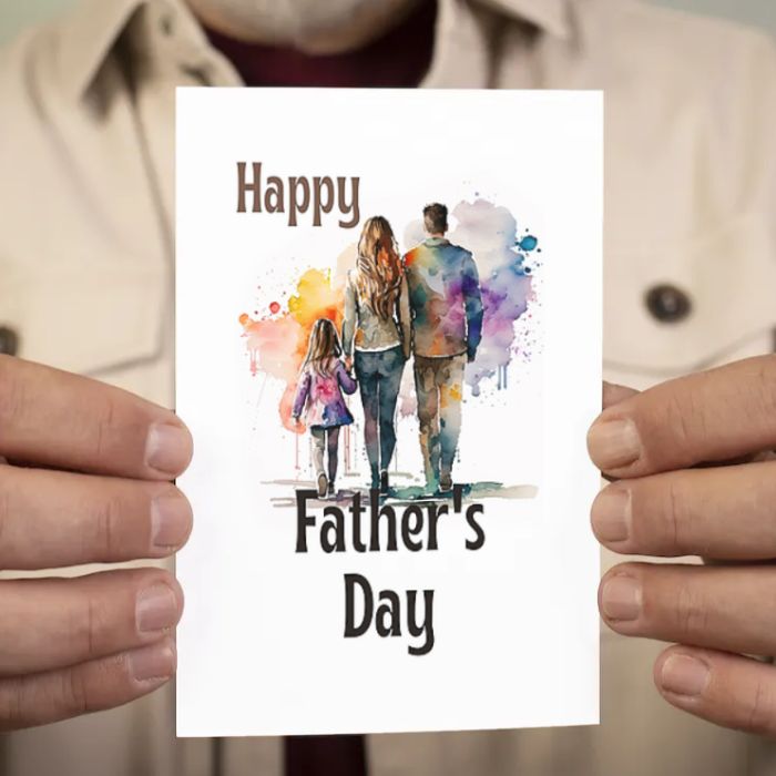 Printable Father's Day Card Family #4