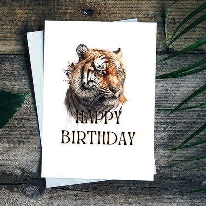 Printable Tiger Birthday Card #16
