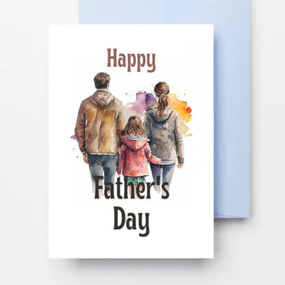 Printable Father's Day Card Family #2