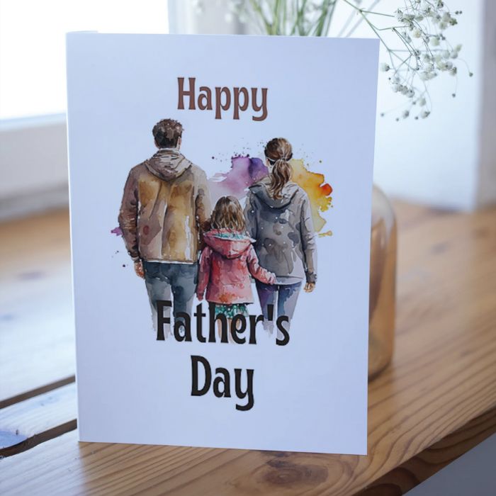 Printable Father's Day Card Family #2