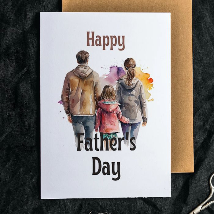 Printable Father's Day Card Family #2