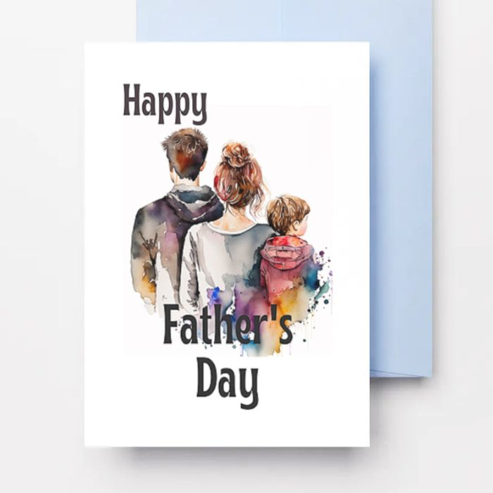 Printable Father's Day Card Family #3