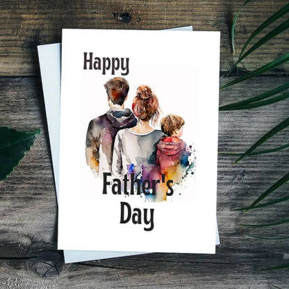 Printable Father's Day Card Family #3