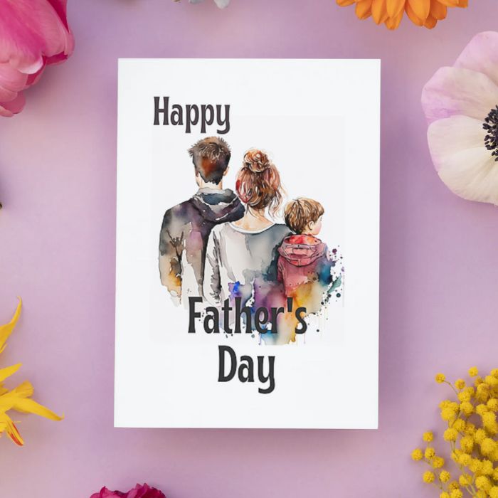 Printable Father's Day Card Family #3