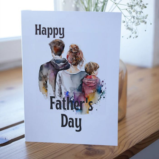 Printable Father's Day Card Family #3