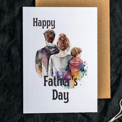 Printable Father's Day Card Family #3