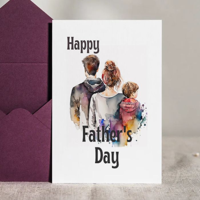 Printable Father's Day Card Family #3