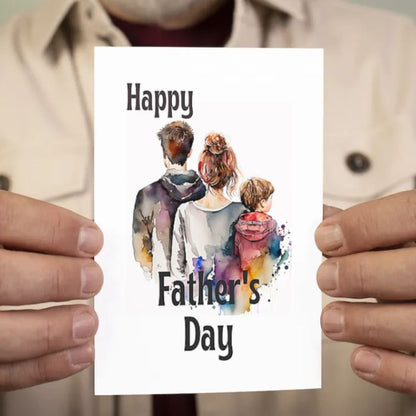 Printable Father's Day Card Family #3