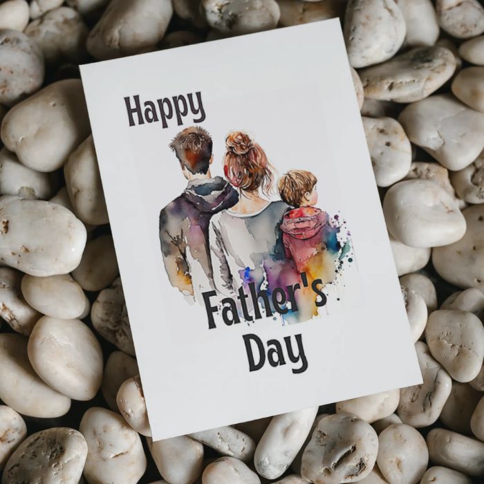 Printable Father's Day Card Family #3