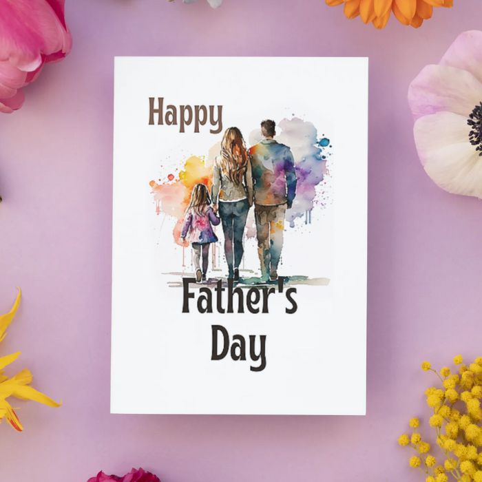 Printable Father's Day Card Family #4