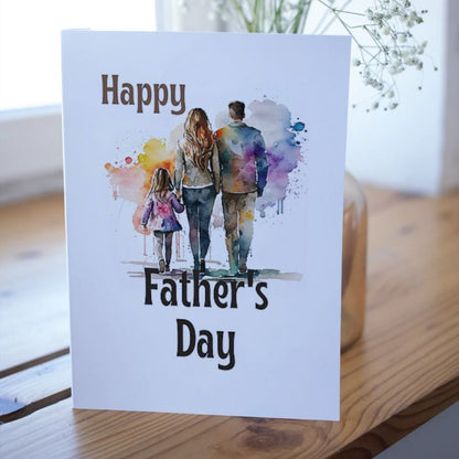 Printable Father's Day Card Family #4