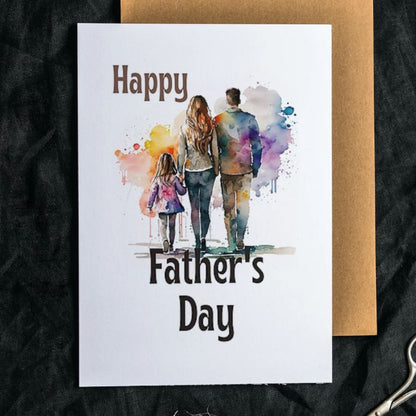 Printable Father's Day Card Family #4