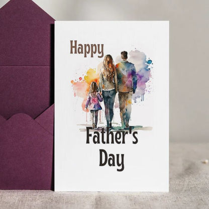 Printable Father's Day Card Family #4