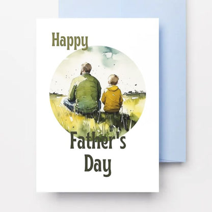 Printable Father's Day Card Father and Son #10